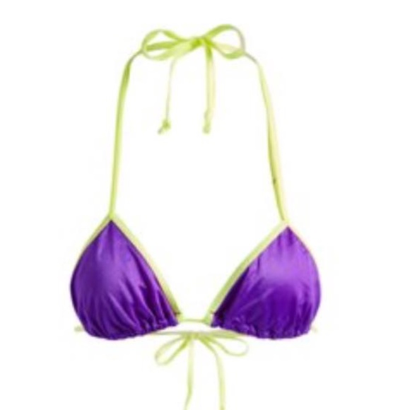 NWT Purple Neon Yellow 2Pc Bikini Swim - Picture 2 of 3